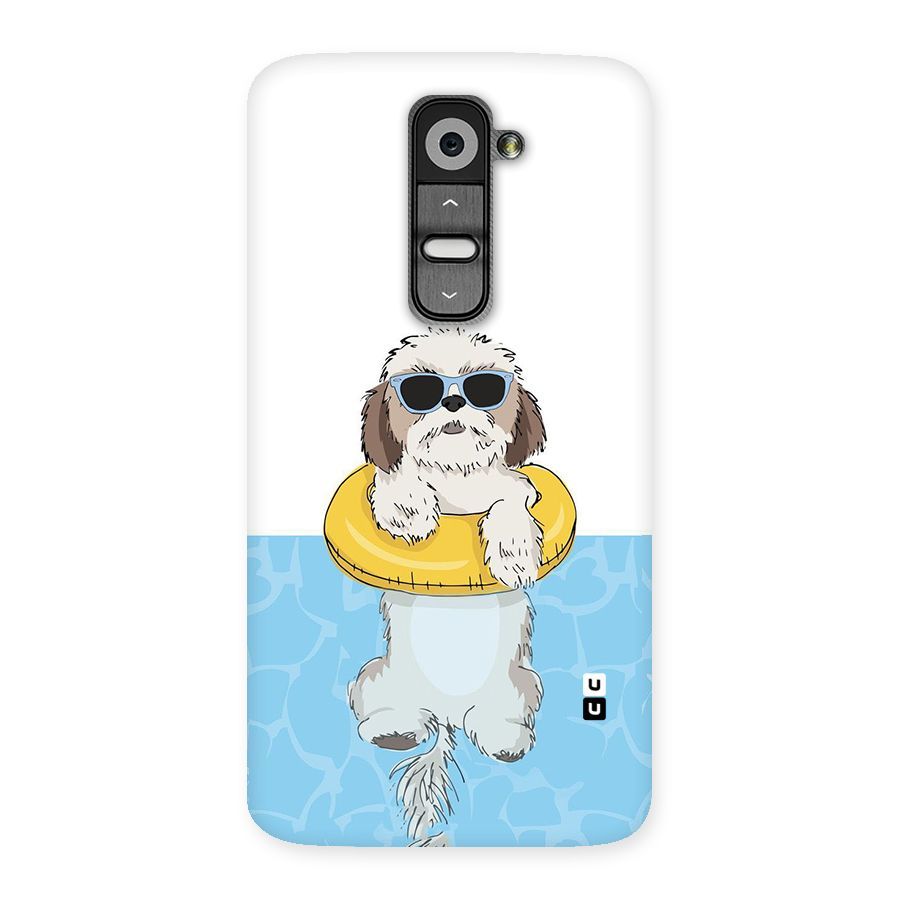 Swimming Doggo Back Case for LG G2