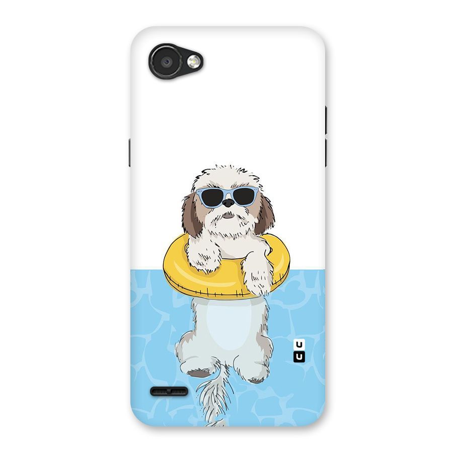 Swimming Doggo Back Case for LG Q6