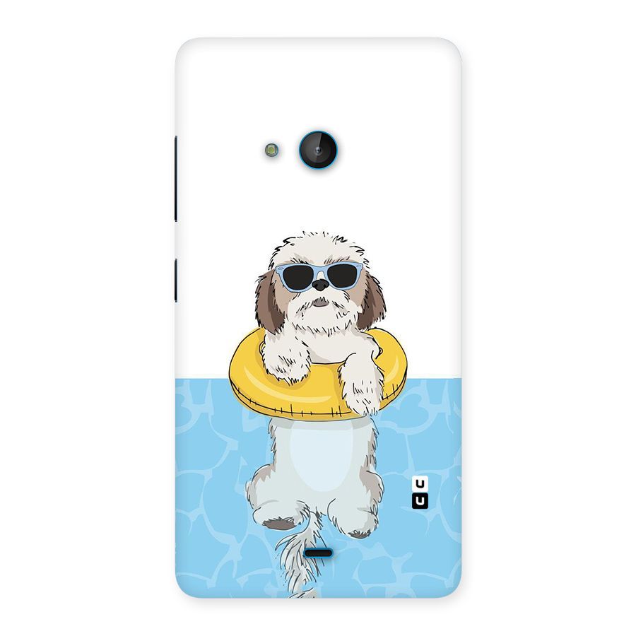 Swimming Doggo Back Case for Lumia 540