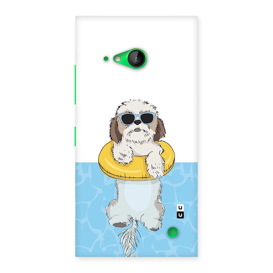 Swimming Doggo Back Case for Lumia 730
