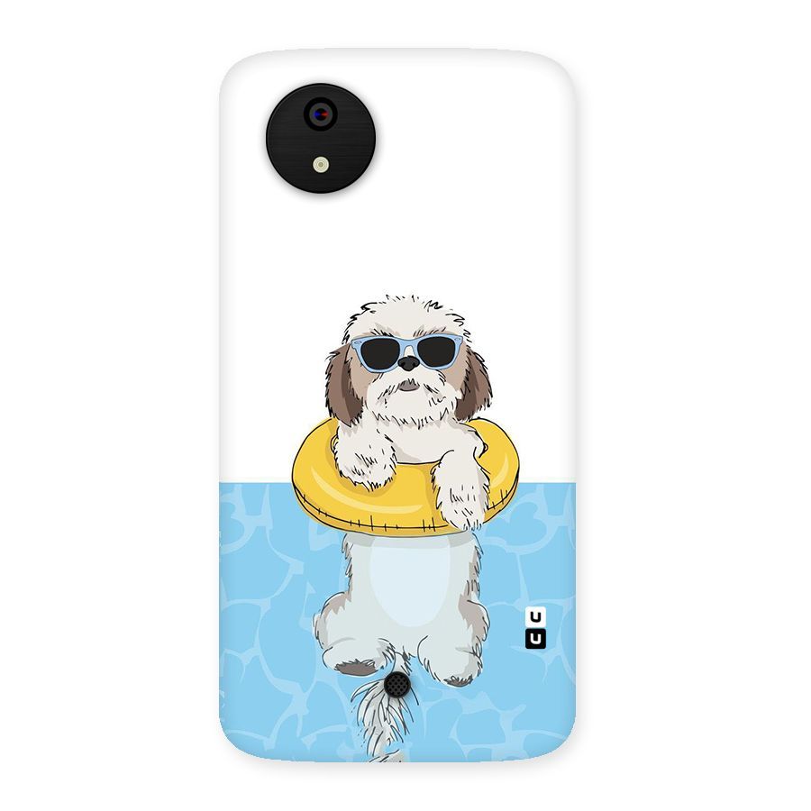 Swimming Doggo Back Case for Micromax Canvas A1