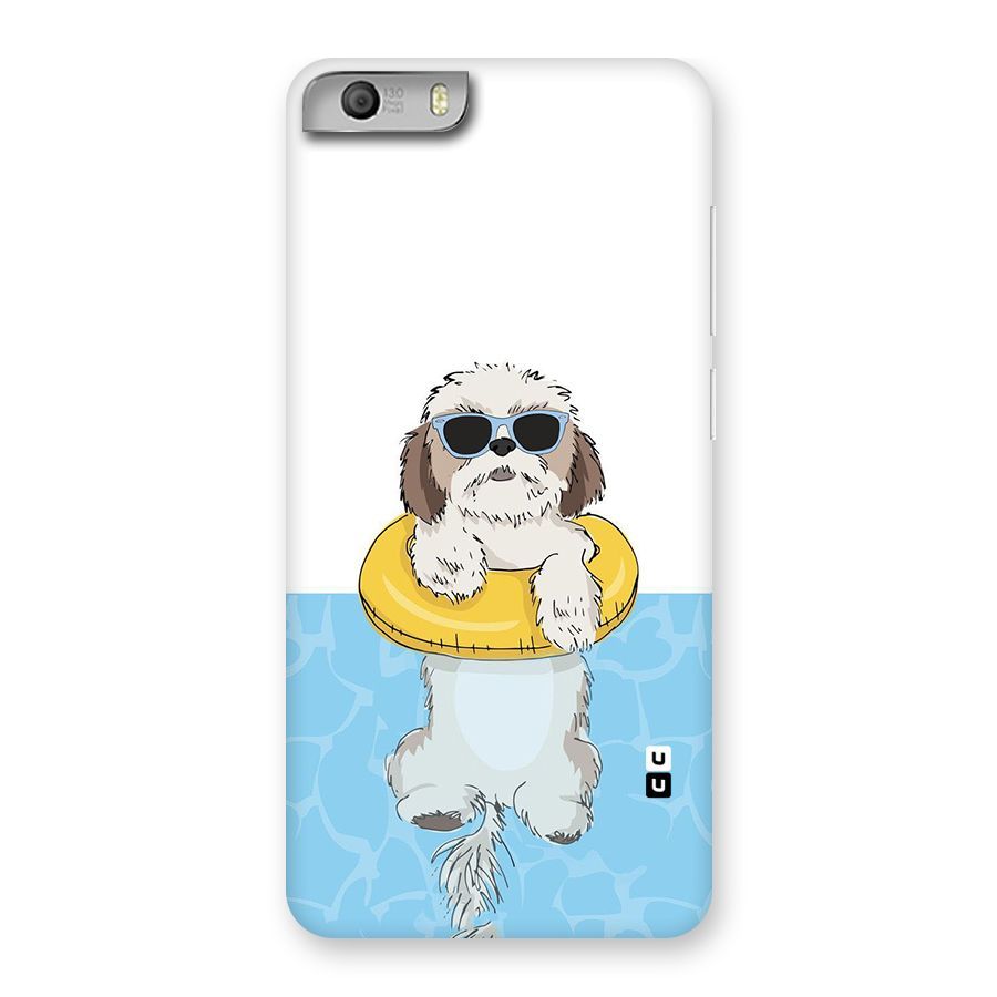 Swimming Doggo Back Case for Micromax Canvas Knight 2