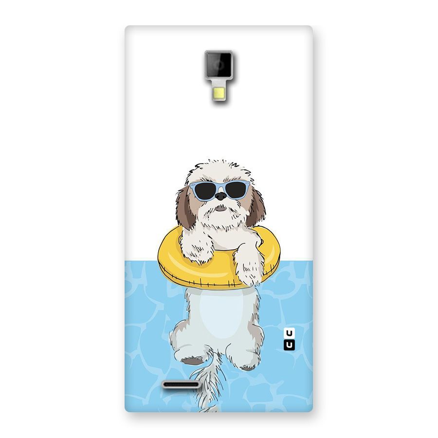 Swimming Doggo Back Case for Micromax Canvas Xpress A99