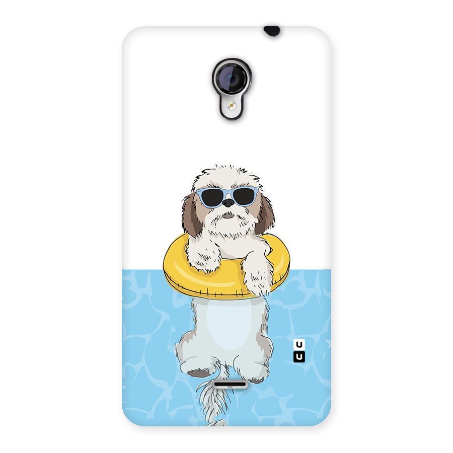 Swimming Doggo Back Case for Micromax Unite 2 A106