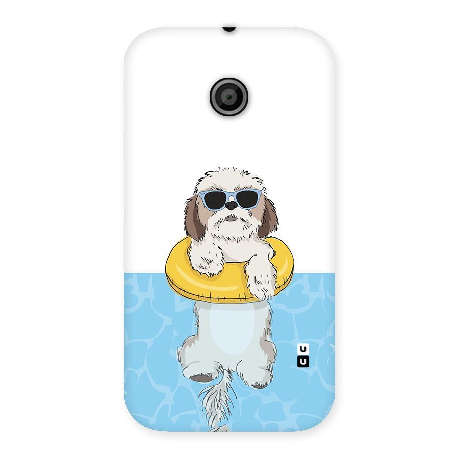 Swimming Doggo Back Case for Moto E