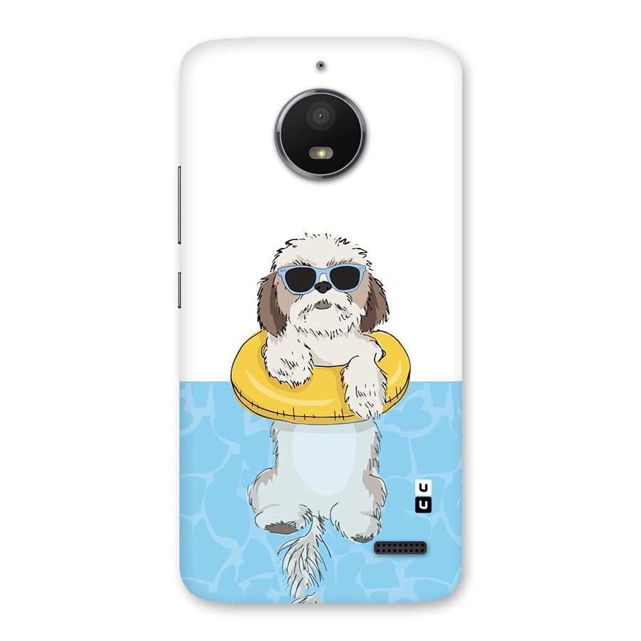 Swimming Doggo Back Case for Moto E4