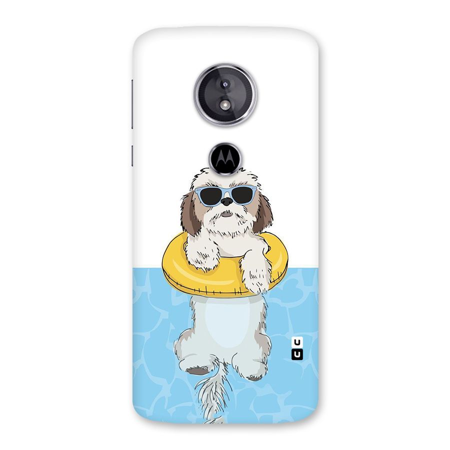 Swimming Doggo Back Case for Moto E5