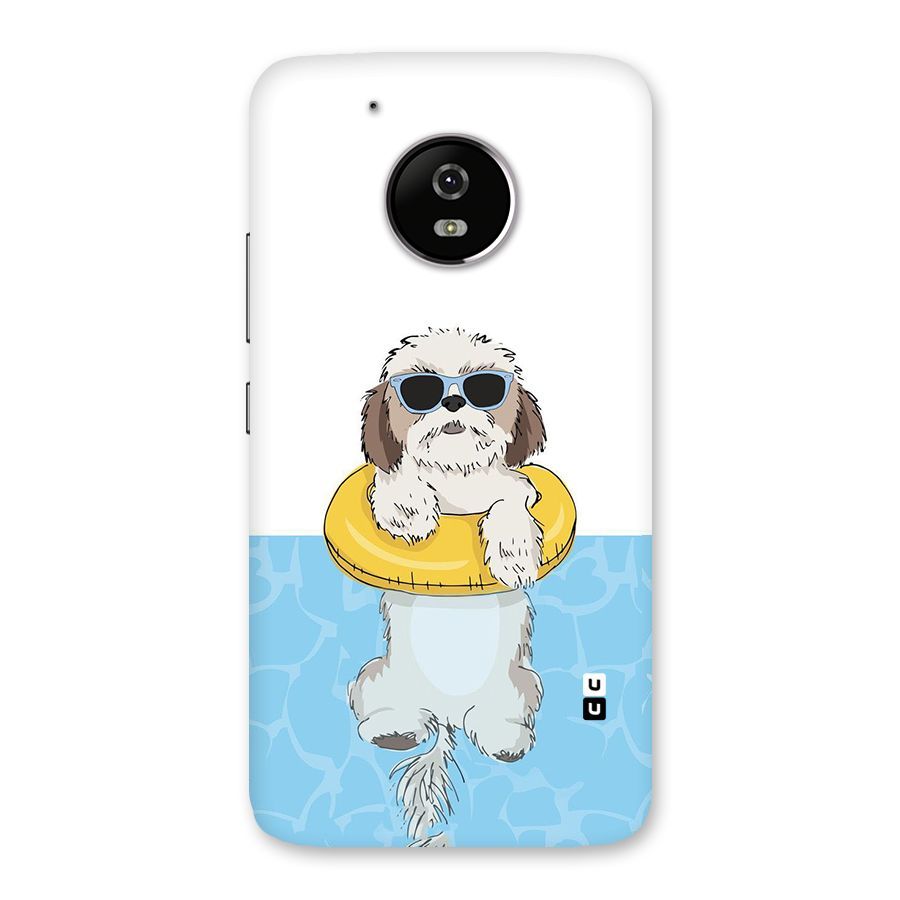 Swimming Doggo Back Case for Moto G5