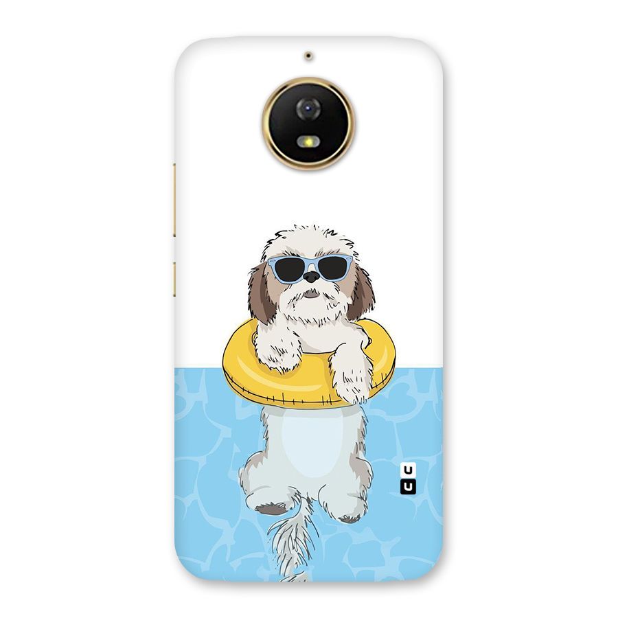 Swimming Doggo Back Case for Moto G5s