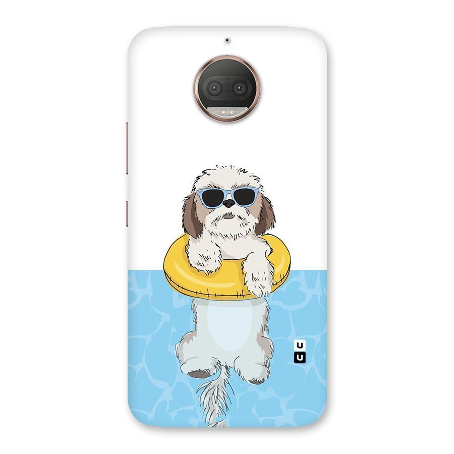 Swimming Doggo Back Case for Moto G5s Plus