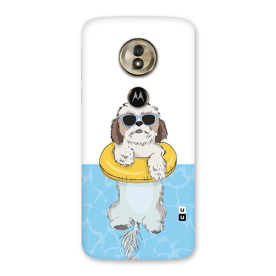 Swimming Doggo Back Case for Moto G6 Play