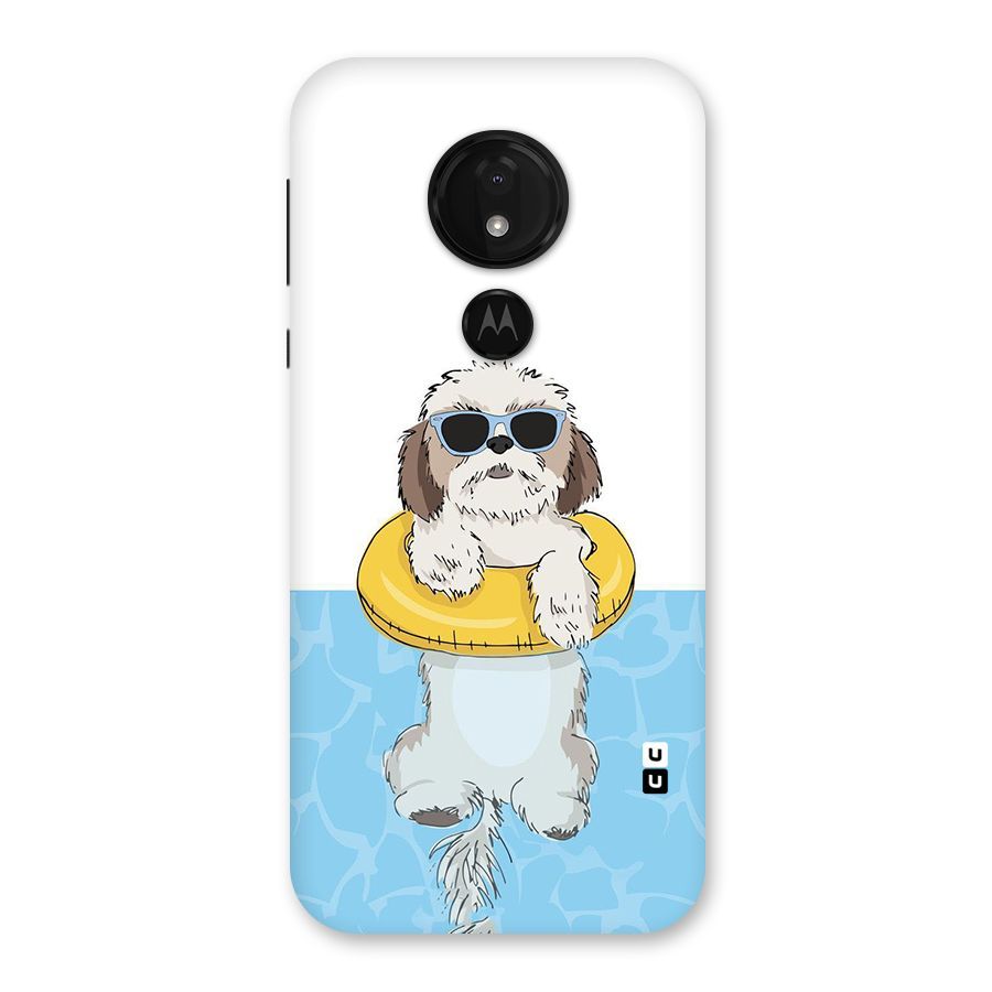 Swimming Doggo Back Case for Moto G7 Power