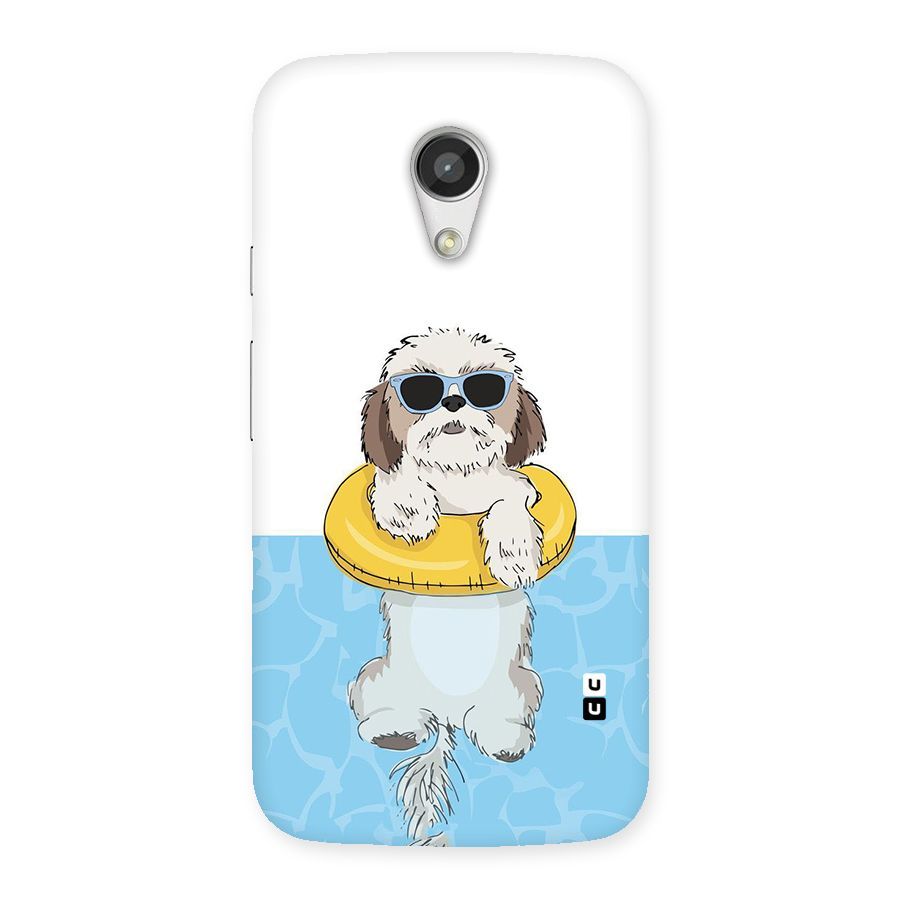 Swimming Doggo Back Case for Moto G 2nd Gen