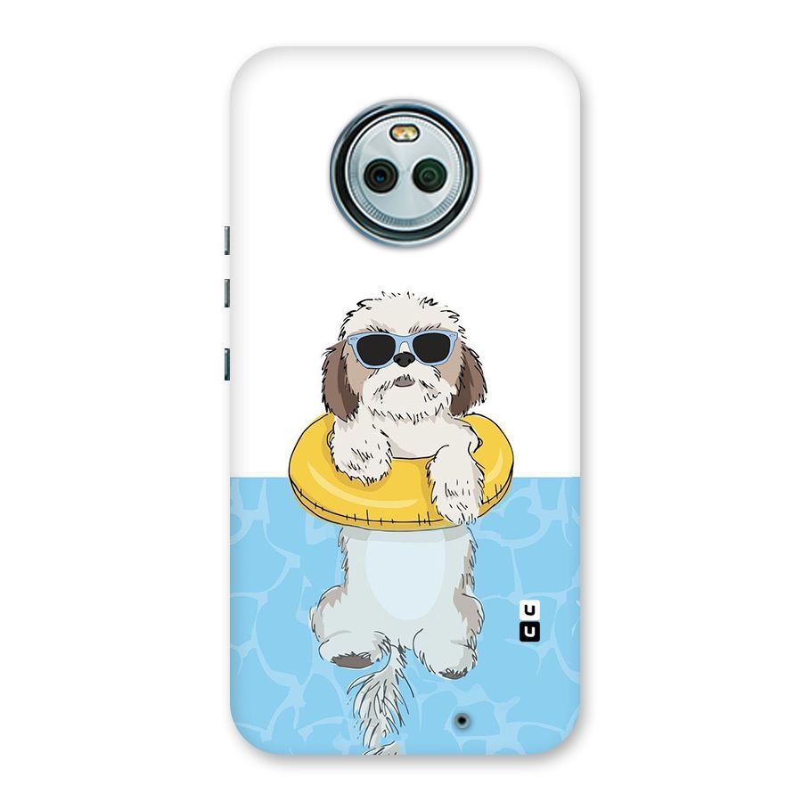Swimming Doggo Back Case for Moto X4