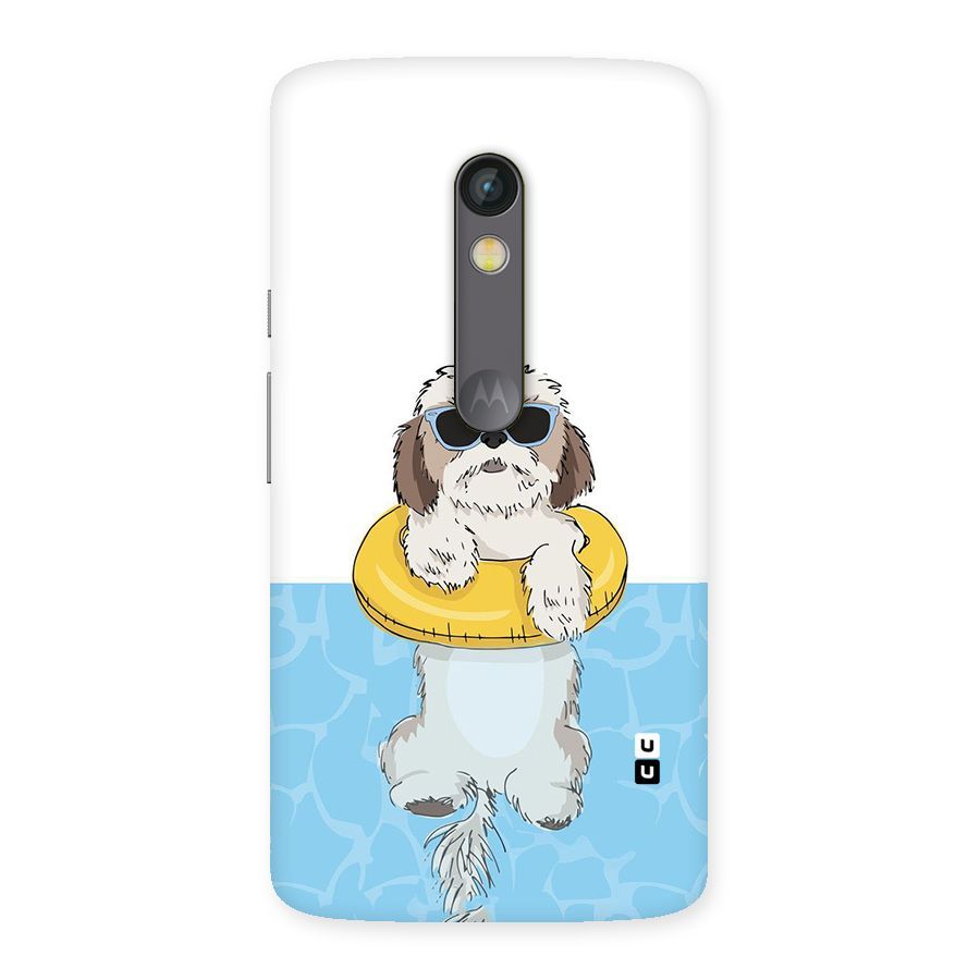 Swimming Doggo Back Case for Moto X Play