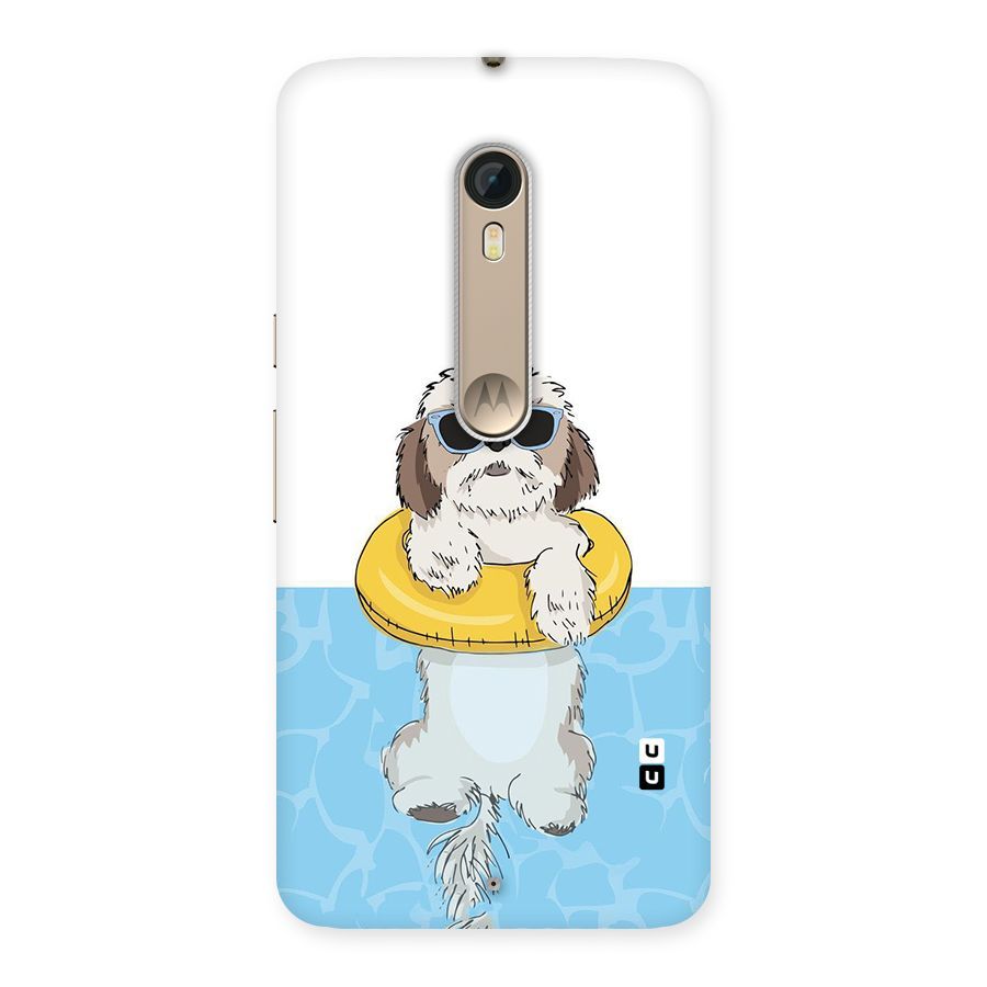 Swimming Doggo Back Case for Motorola Moto X Style