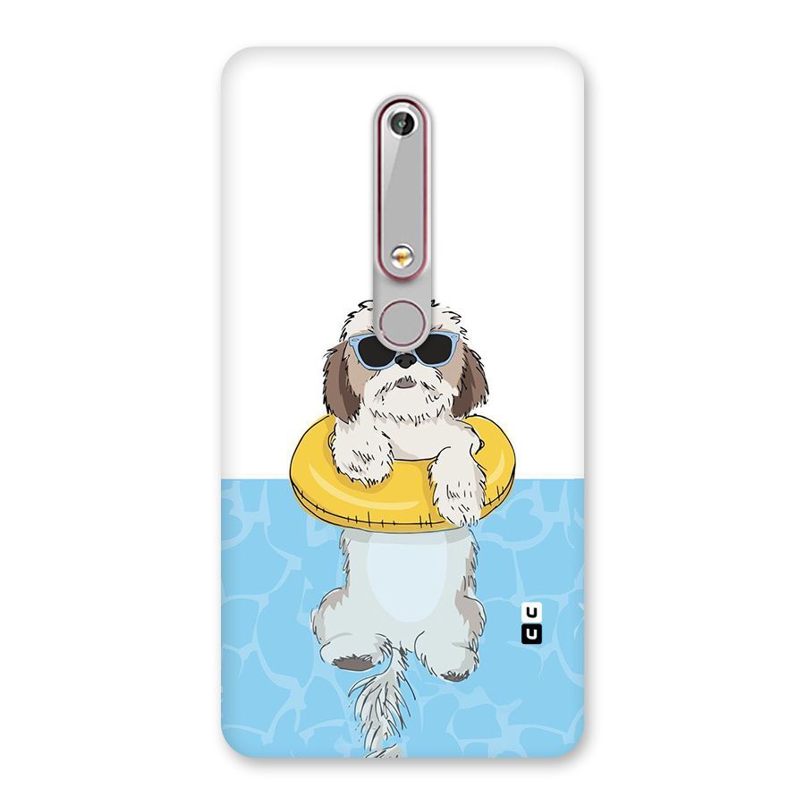 Swimming Doggo Back Case for Nokia 6.1