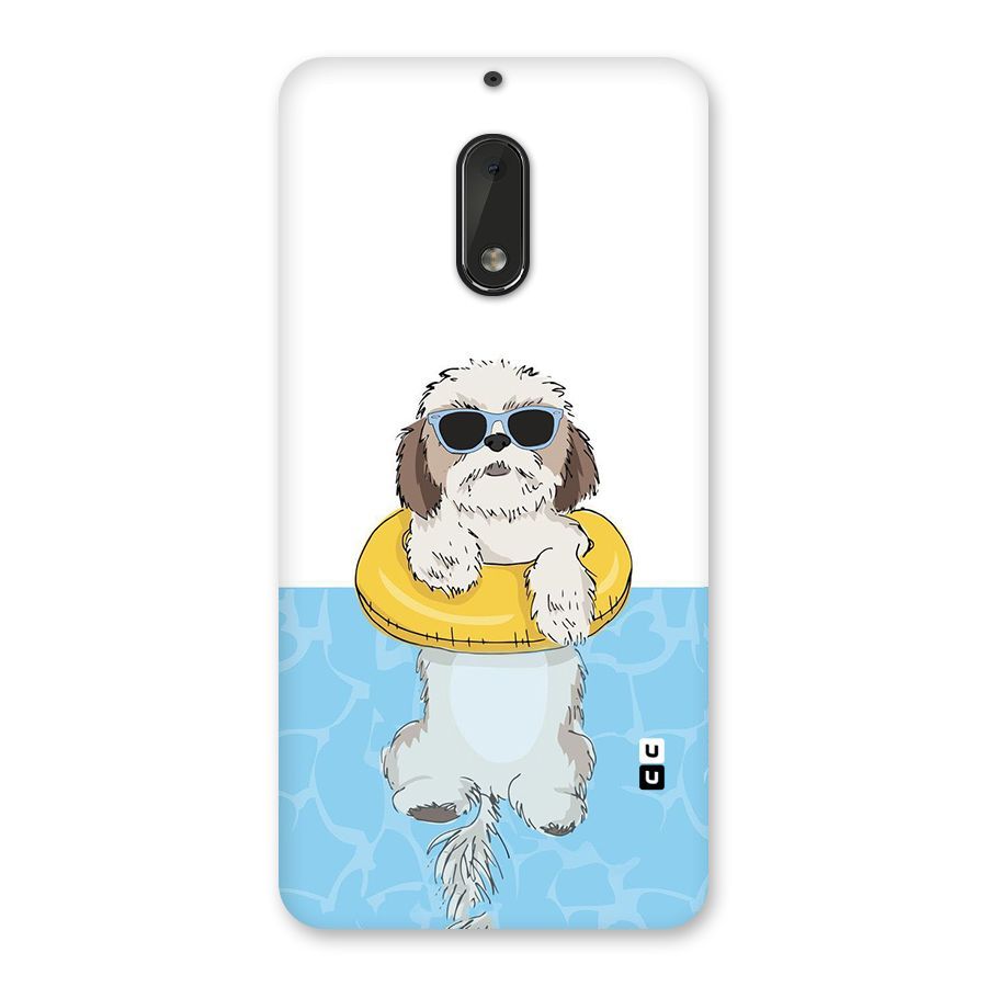 Swimming Doggo Back Case for Nokia 6