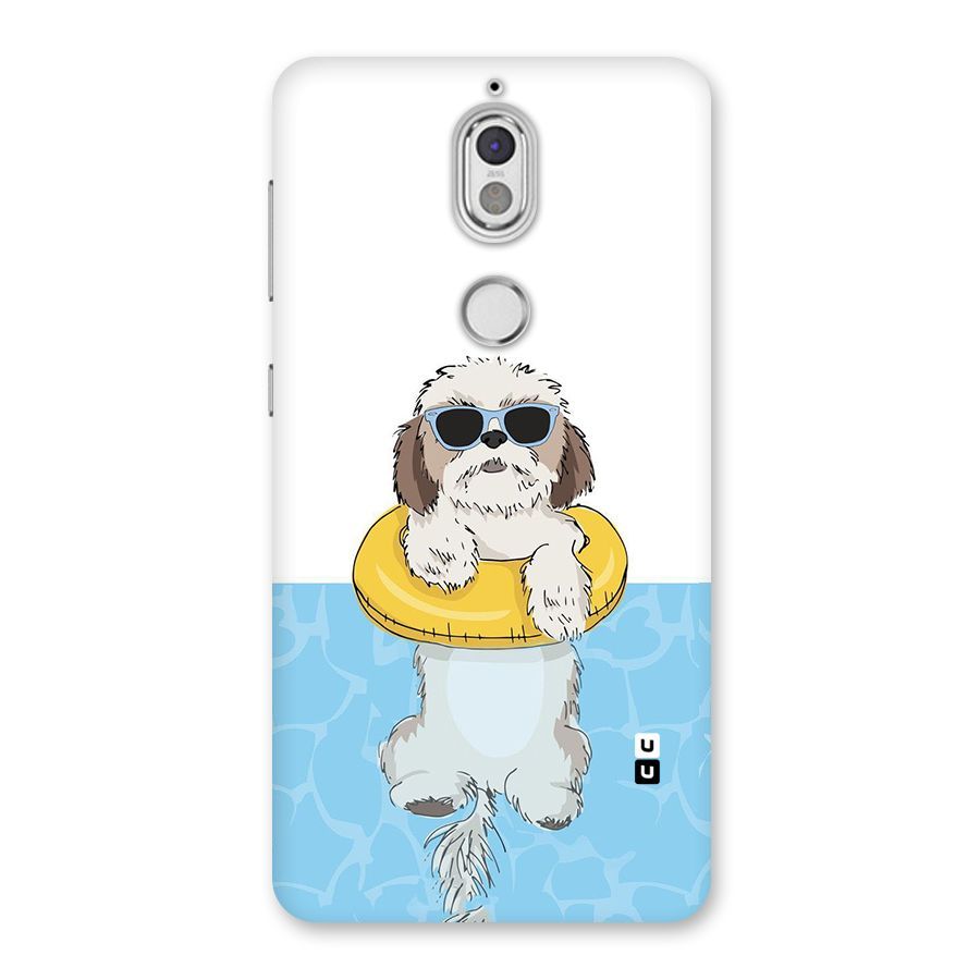 Swimming Doggo Back Case for Nokia 7