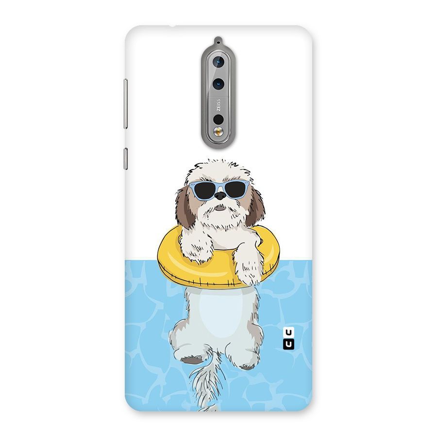 Swimming Doggo Back Case for Nokia 8