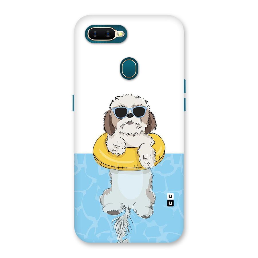 Swimming Doggo Back Case for Oppo A12s