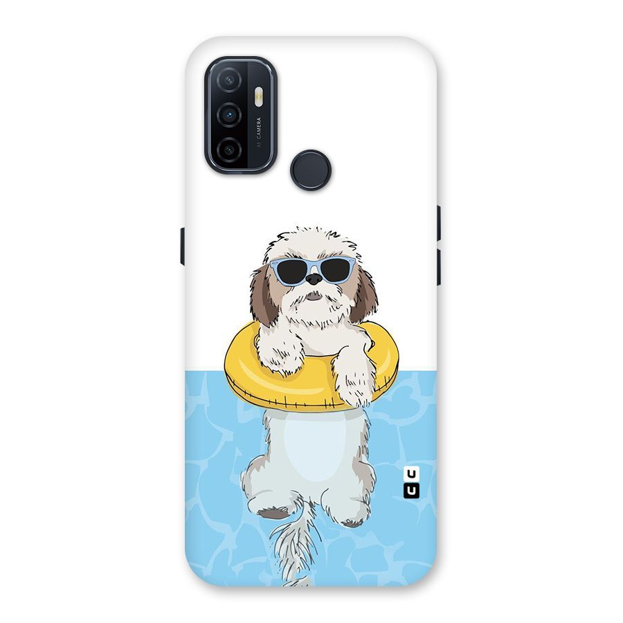 Swimming Doggo Back Case for Oppo A32