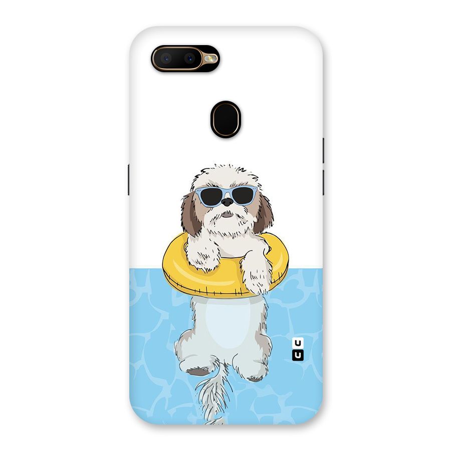 Swimming Doggo Back Case for Oppo A5s