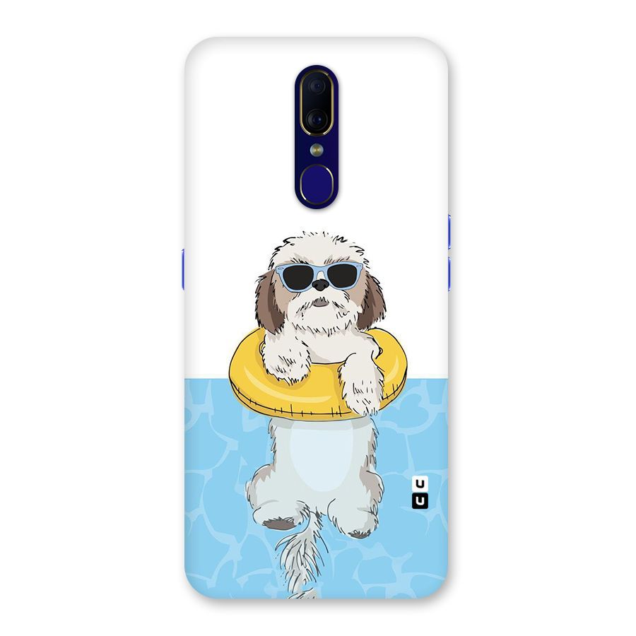 Swimming Doggo Back Case for Oppo F11