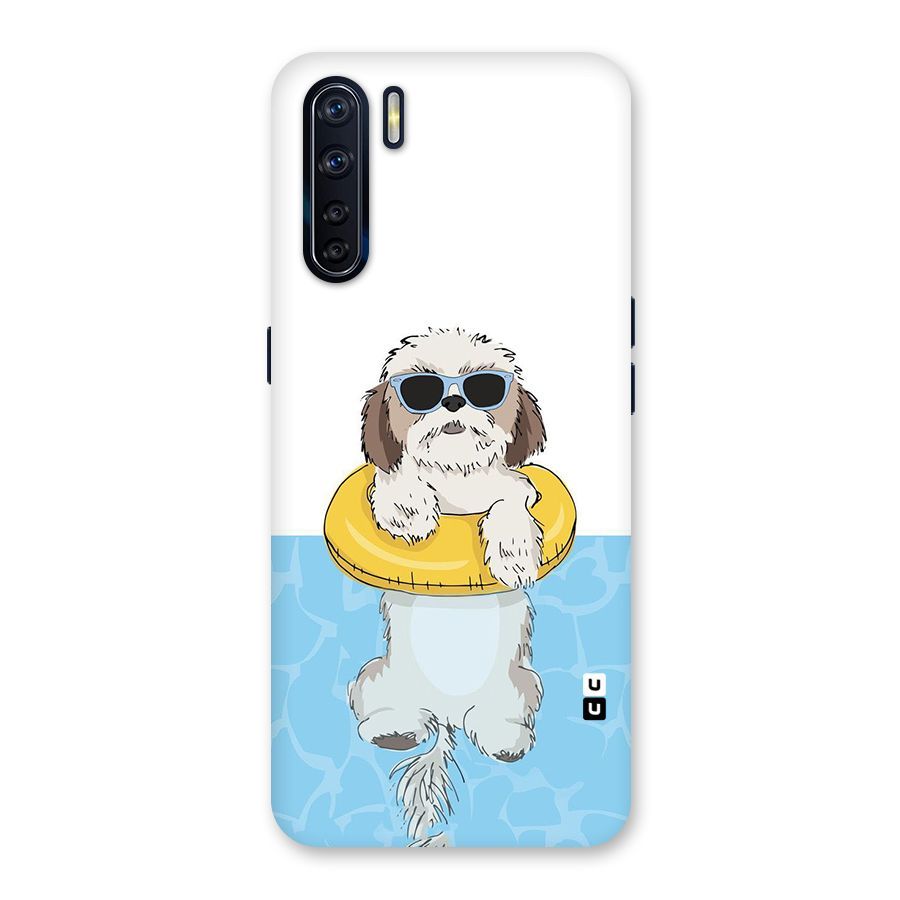 Swimming Doggo Back Case for Oppo F15