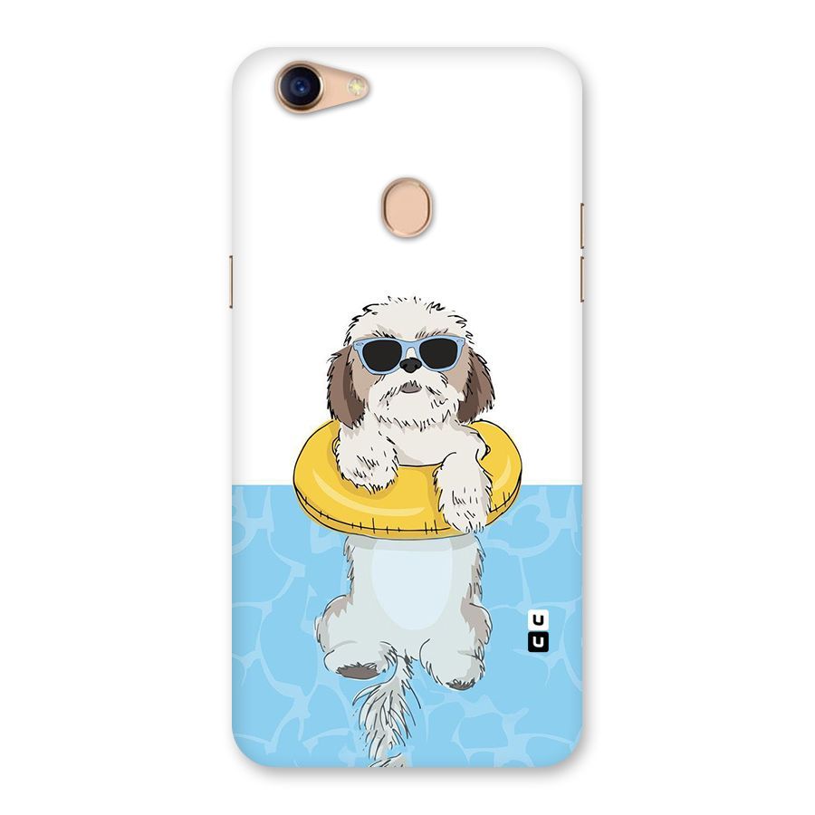 Swimming Doggo Back Case for Oppo F5