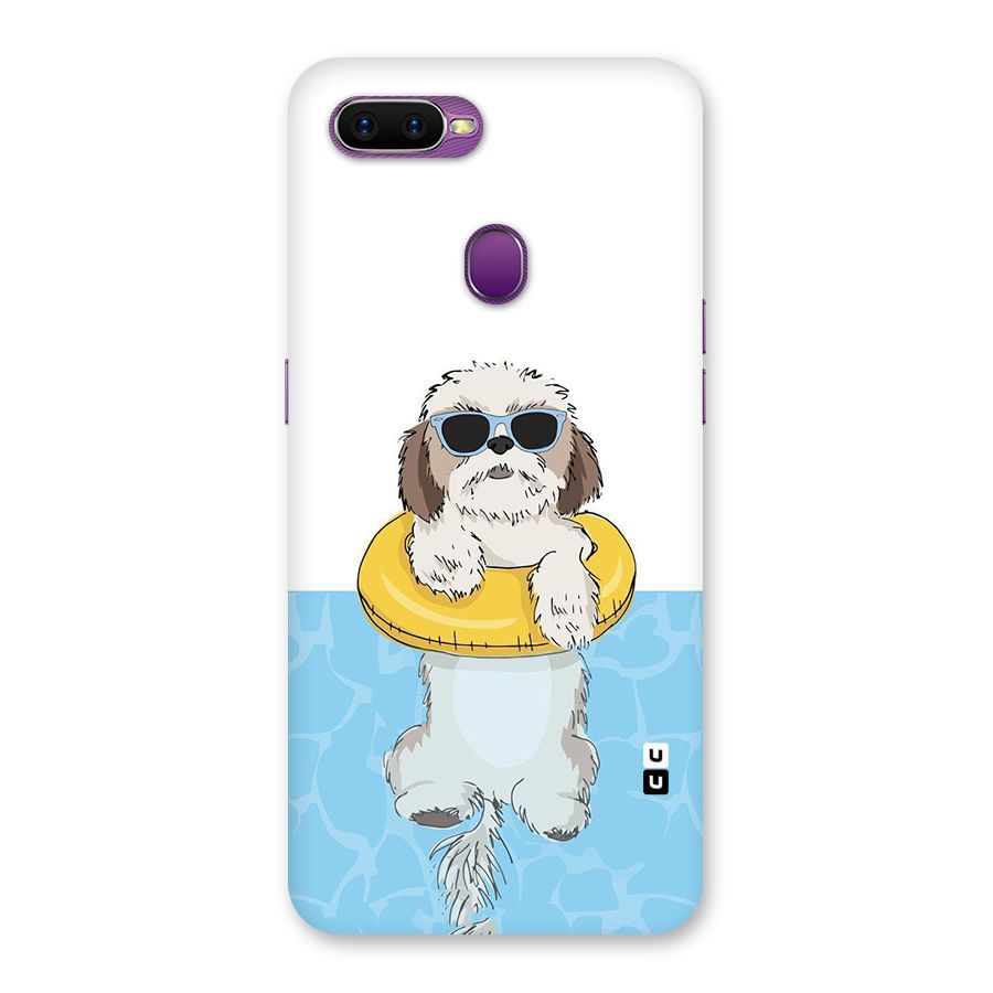 Swimming Doggo Back Case for Oppo F9