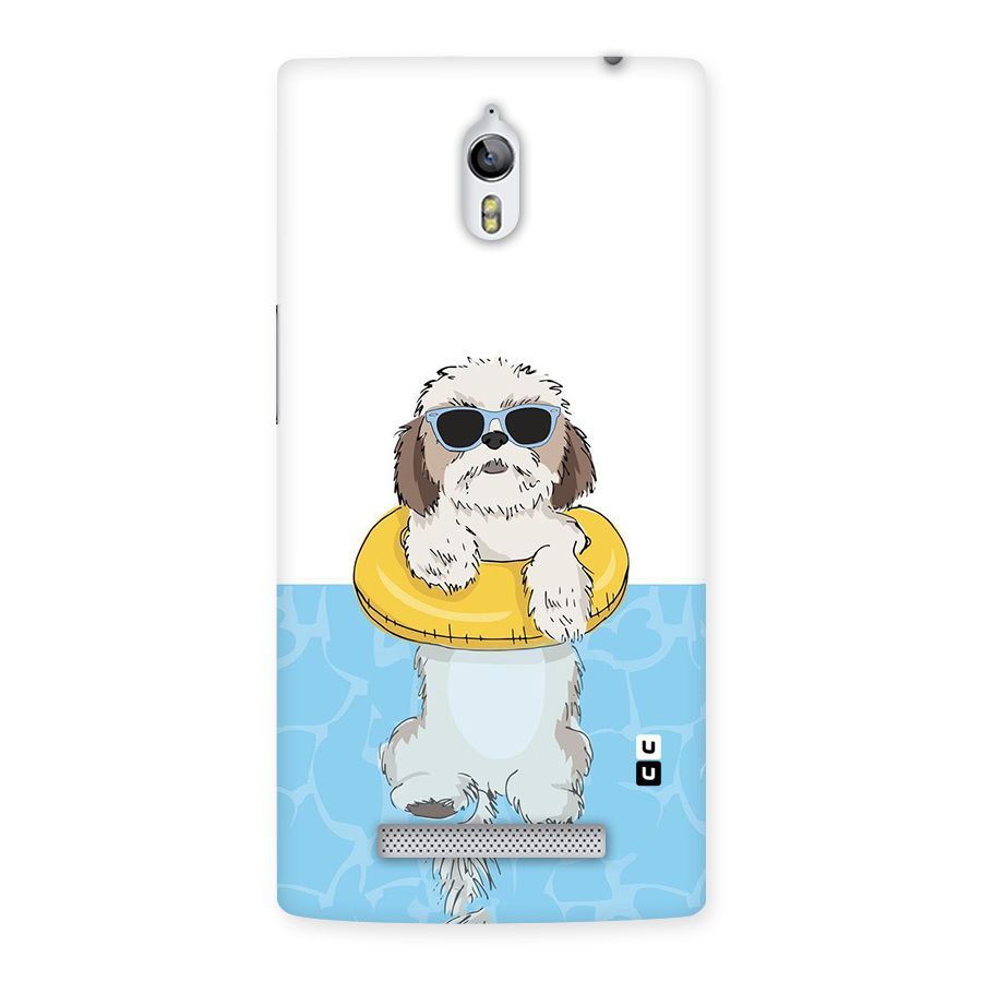 Swimming Doggo Back Case for Oppo Find 7