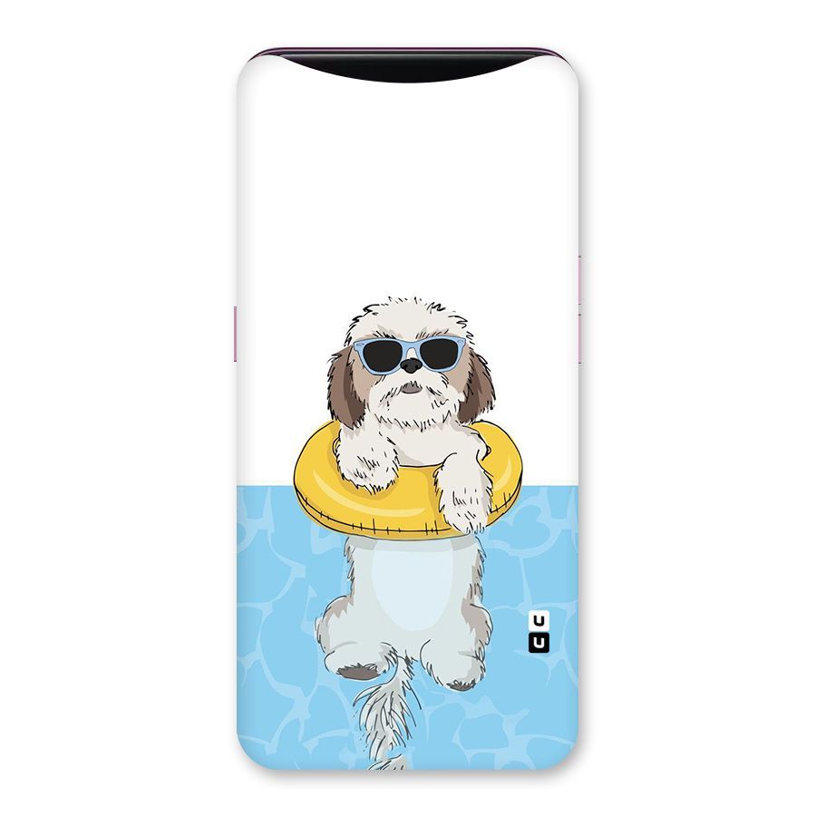 Swimming Doggo Back Case for Oppo Find X