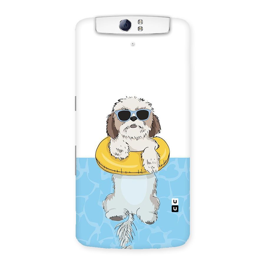 Swimming Doggo Back Case for Oppo N1