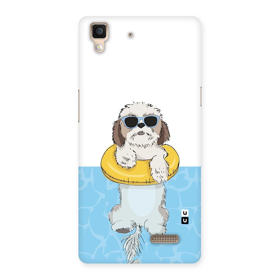 Swimming Doggo Back Case for Oppo R7