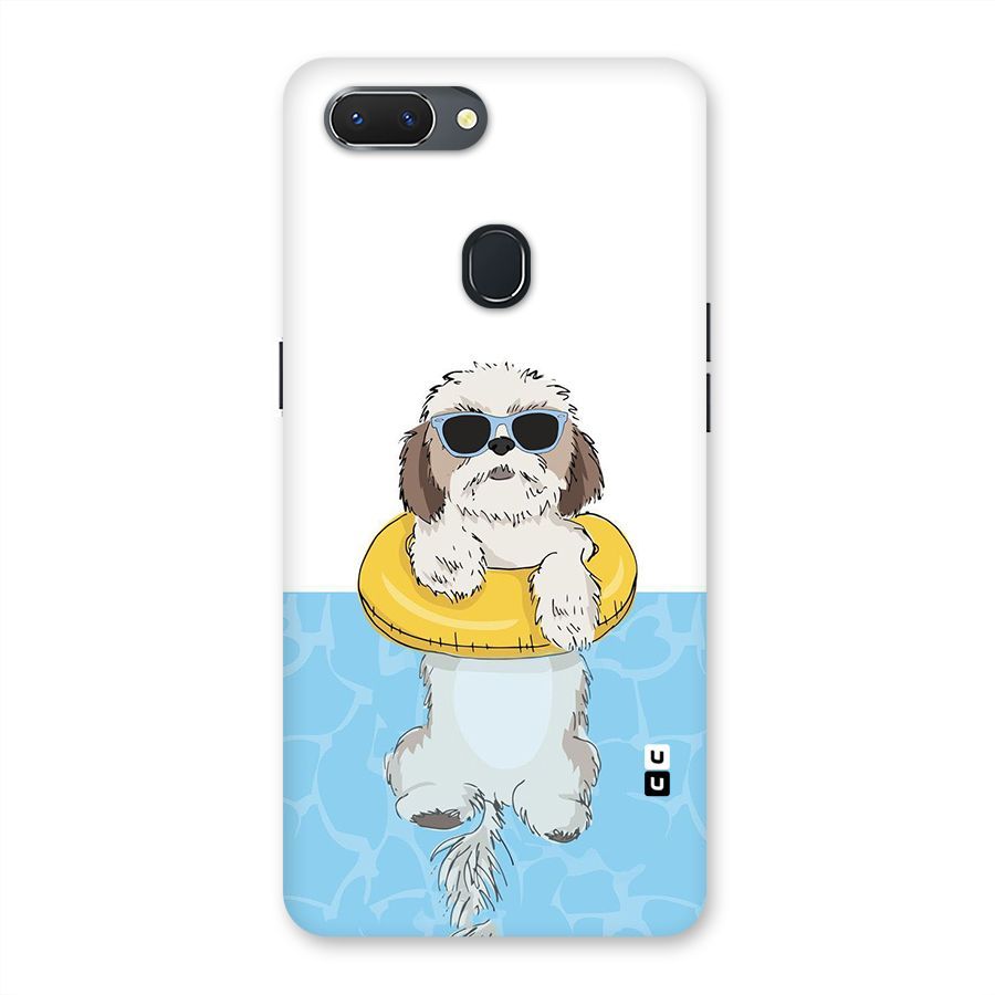 Swimming Doggo Back Case for Oppo Realme 2