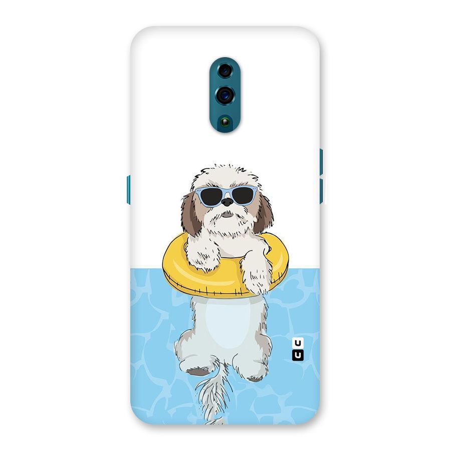 Swimming Doggo Back Case for Oppo Reno