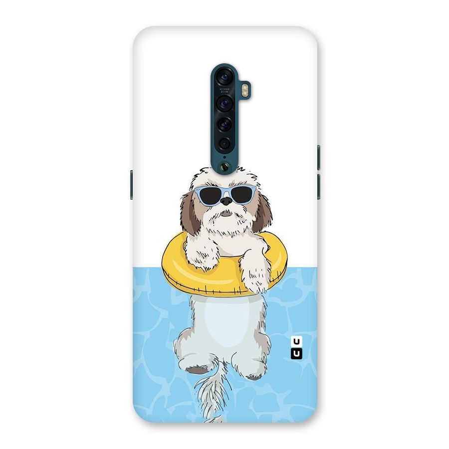 Swimming Doggo Back Case for Oppo Reno2