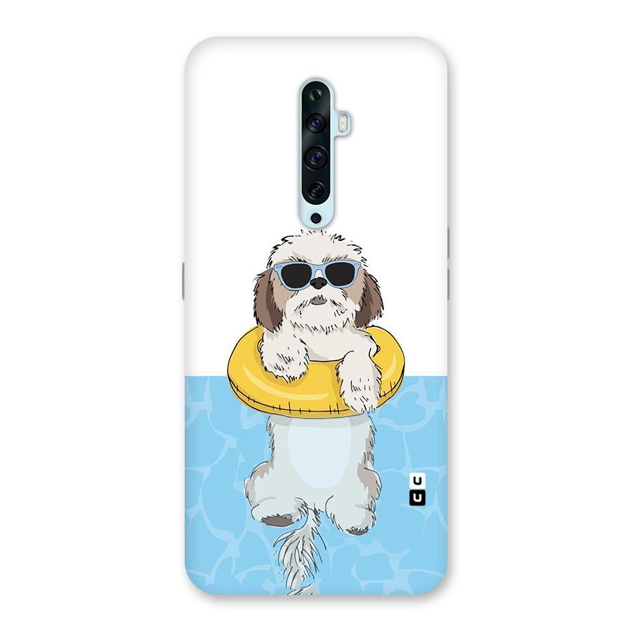 Swimming Doggo Back Case for Oppo Reno2 Z