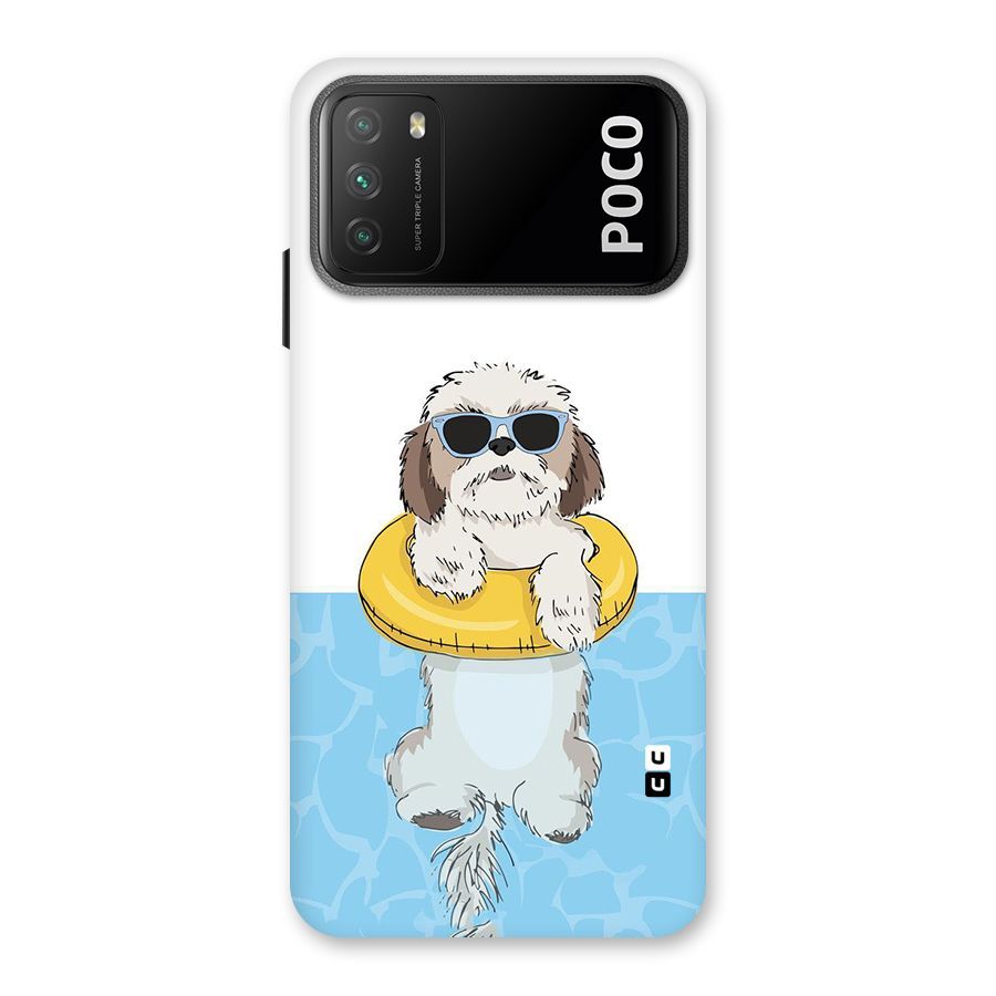 Swimming Doggo Back Case for Poco M3