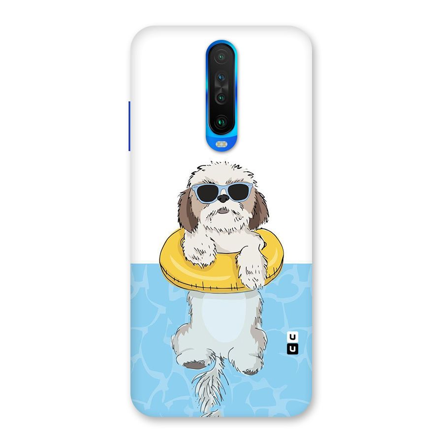 Swimming Doggo Back Case for Poco X2