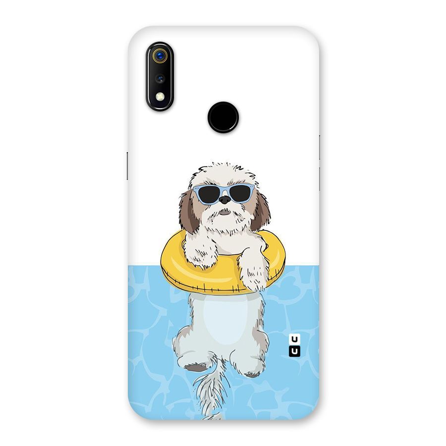Swimming Doggo Back Case for Realme 3