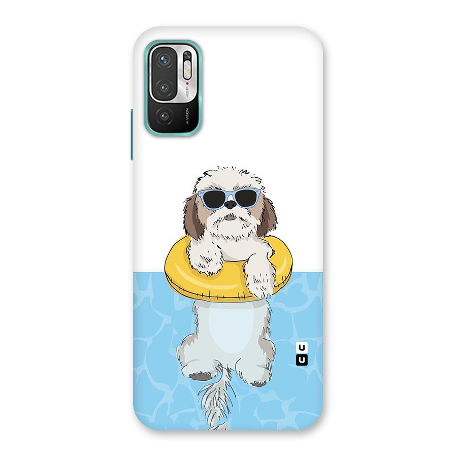 Swimming Doggo Back Case for Redmi Note 10T 5G