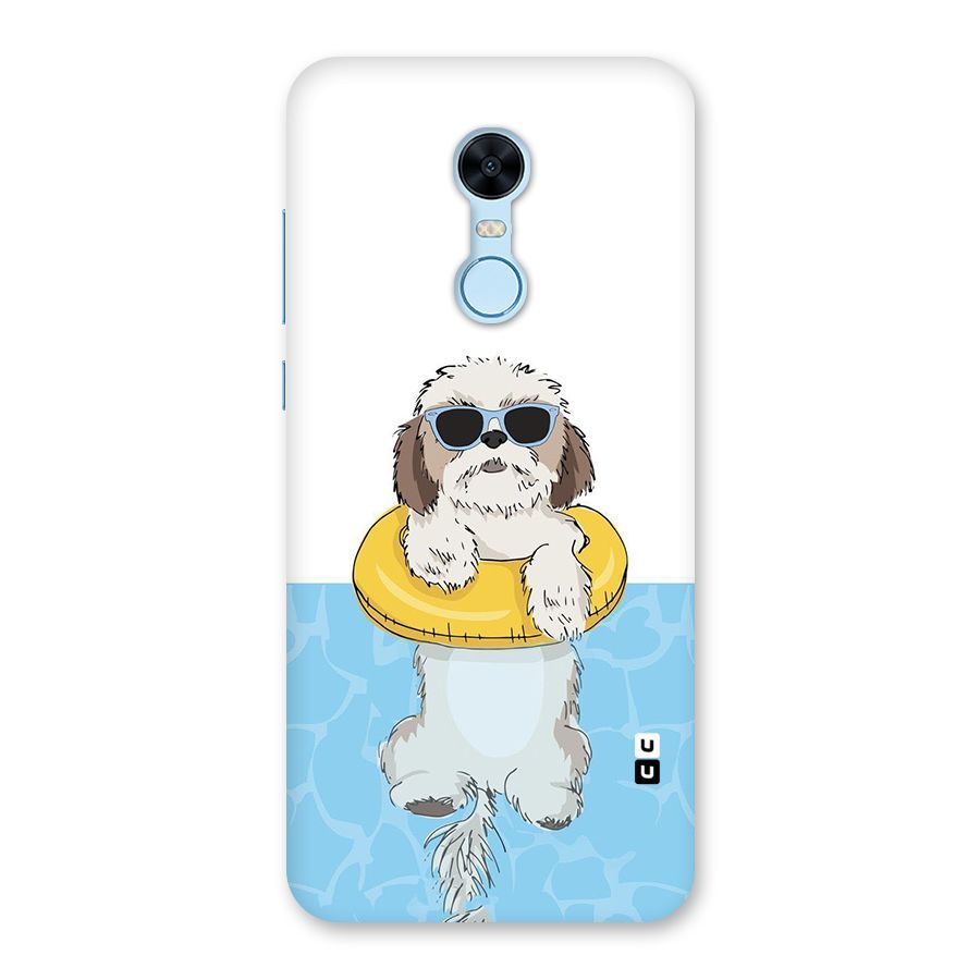 Swimming Doggo Back Case for Redmi Note 5