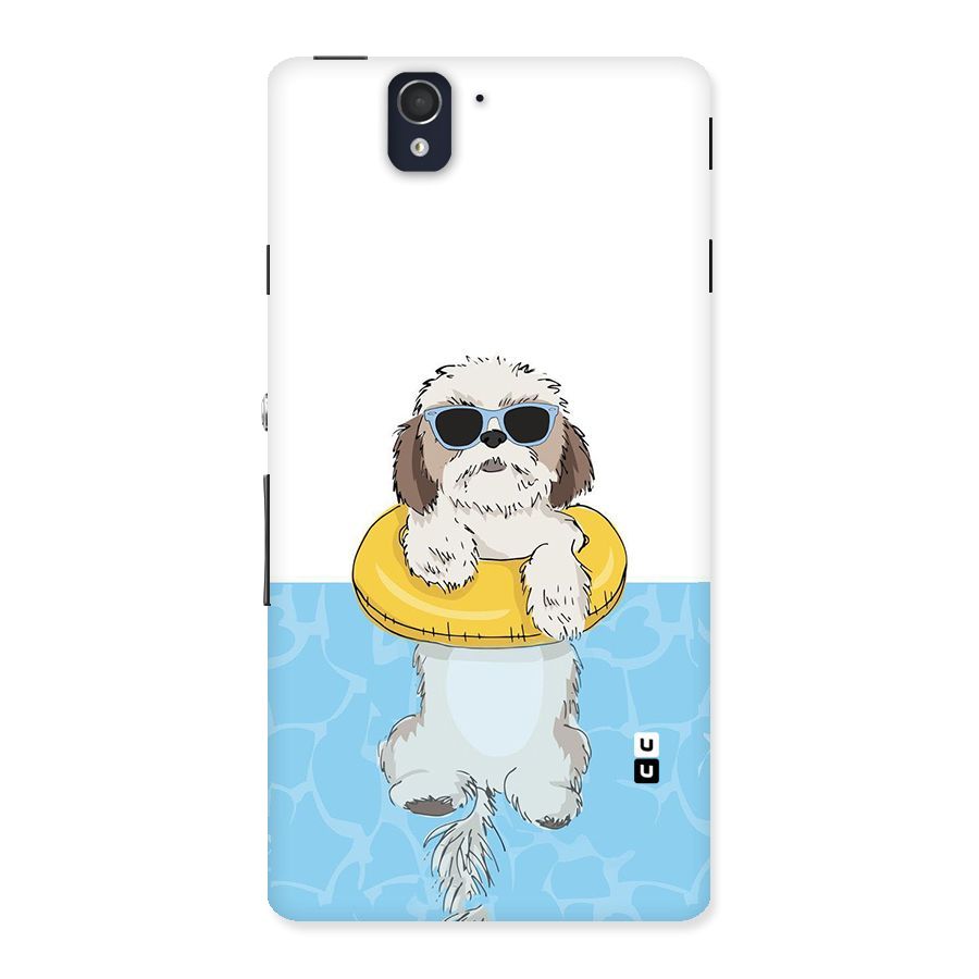 Swimming Doggo Back Case for Sony Xperia Z