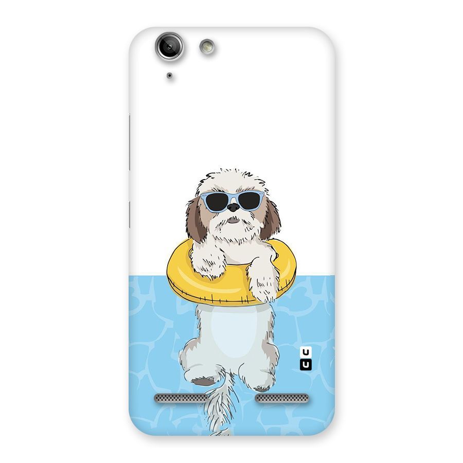 Swimming Doggo Back Case for Vibe K5 Plus