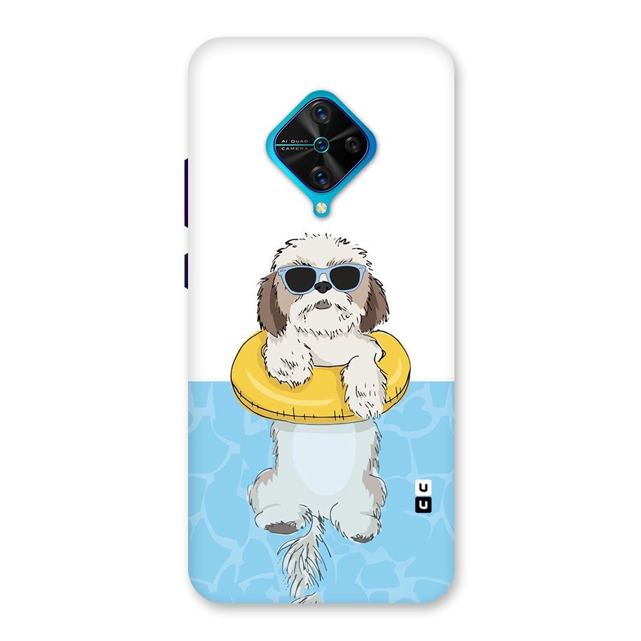 Swimming Doggo Back Case for Vivo S1 Pro
