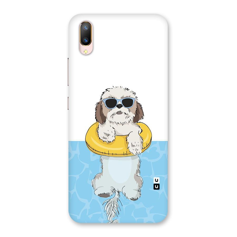 Swimming Doggo Back Case for Vivo V11 Pro