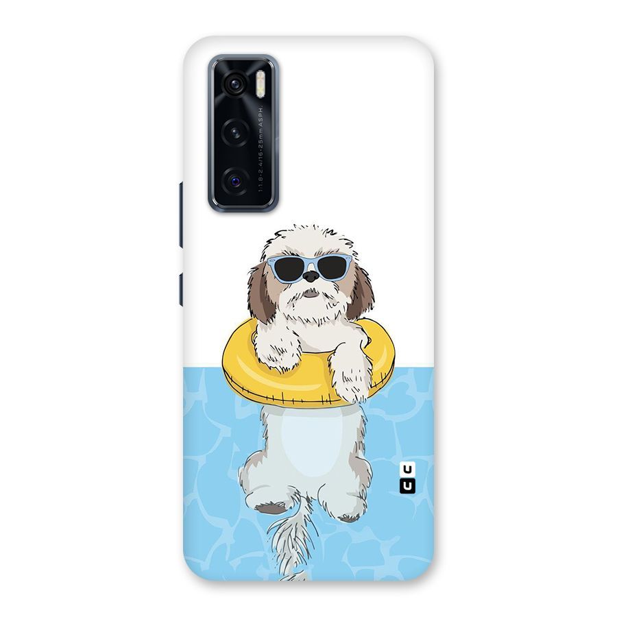 Swimming Doggo Back Case for Vivo V20 SE