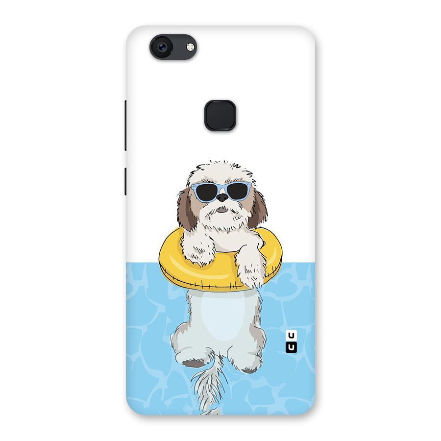Swimming Doggo Back Case for Vivo V7 Plus